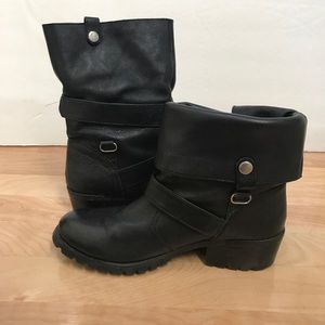 DV by Dolce Vita Black “Storm” Leather Boots